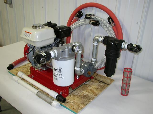 Waste oil transfer/filtration pumps-Made in the USA! Our high